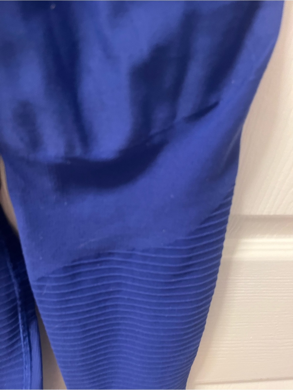 Women’s‎ DRI-FIT Blue High Rise Compression Leggings Textured Side Panels Size S - Picture 6 of 10